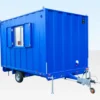 12Ft x 7Ft 6in Steel Mobile Anti-Vandal Office Cabin - Image 2