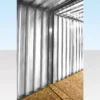 6M X 2.1M End Linked Flat Packed Container Bundle (Galvanised) - Image 4